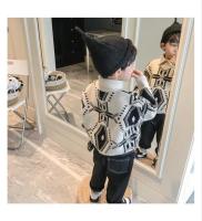 2024 Otoño e Invierno nueva moda para niños lindo Polo de cuello alto manga larga estampado suelto cómodo Casual versátil Top - details 10