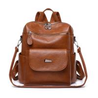 Mochila de hombro Retro para mujer, longitud de correa ajustable, bolsillos incorporados para madre de mediana edad - details 0