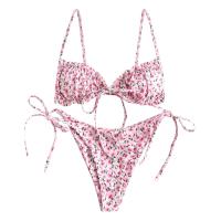 Bikini Bandeau para mujer, traje de baño brasileño, ropa de playa Sexy, traje de baño Push-Up, trajes de baño, pantalones cortos y conjunto de Top corto para adolescentes - details 8