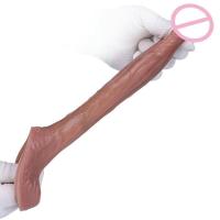 Empaque privado Sexy SXXY Funda realista de silicona suave Extensor de consolador Aumento Retraso de la eyaculación Condón reutilizable Hombres Coqueteando Juguetes sexuales - details 7