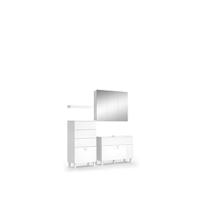 Armario con Espejo para baño Sola, Blanco, 100 x 79,8 cm con 3 Puertas - details 18