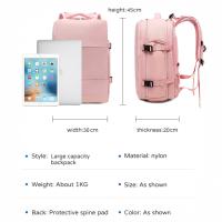 45x36x20 cabinas de avión equipaje de mano impermeable y espacioso con compartimento para zapatos y puerto USB mochila multifunción antirrobo - details 5