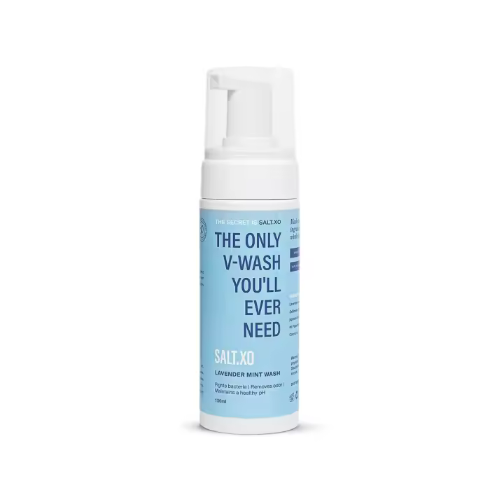 SALT.XO Foaming Yoni Daily Soothing Aloe and Cucumber pH Balancing Wash, cuidado íntimo, V Wash para mujeres, sin crueldad con animales, - 1