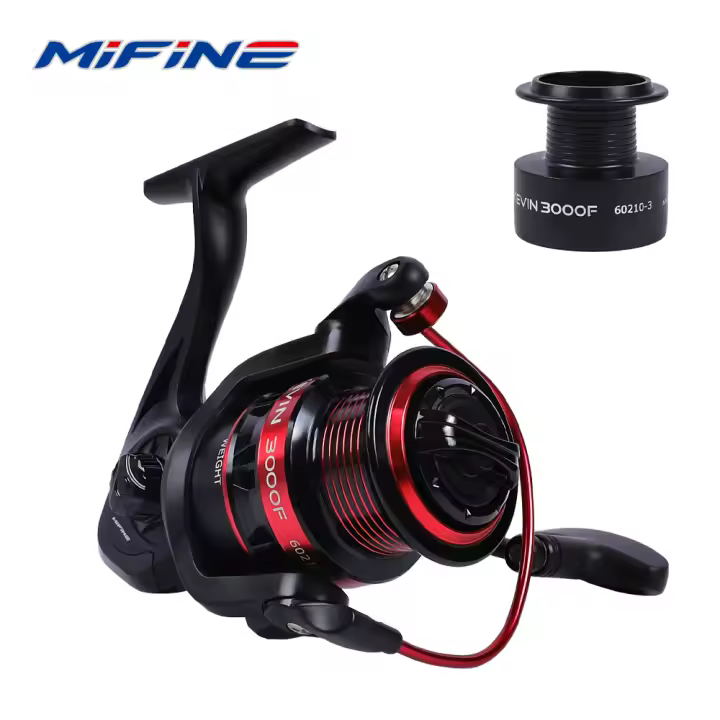 Carrete de Pesca MIFINE KEVIN Ultraligero Serie 1000-6000 3+1BB 5.2:1 Max Drag Pesca de Trucha - 1