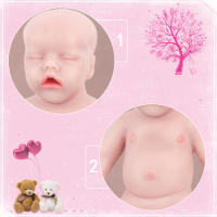 IVITA WG1575 Muñeca Recién Nacida de Silicona 100% Suave y Realista Juguete Educativo para Niños - details 13