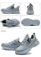 Zapatos de Trabajo de Acero Transpirables para Hombres y Mujeres A Prueba de Agujas, Ligeros y con Botón Rotativo - details 23