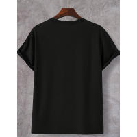 Camiseta de Hombre 100% Algodón Estampado Gráfico de Corazón Manga Corta Cuello Redondo - details 1