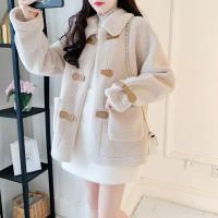 Nueva chaqueta sherpa de otoño e invierno para mujer, chaqueta corta holgada y versátil - details 20