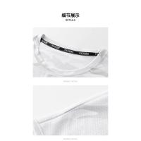 Verano de los hombres 2025 nuevo secado rápido T hielo fresco tejido deportes manga corta cuello redondo correr fitness T - details 17