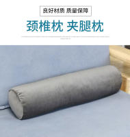 Almohada de lino de Color sólido, almohada de caramelo, almohadas de refuerzo, almohadas de embarazo, almohada para el cuello para el hogar, cama, sofá, cojín de 15x15x40cm, gris - details 3