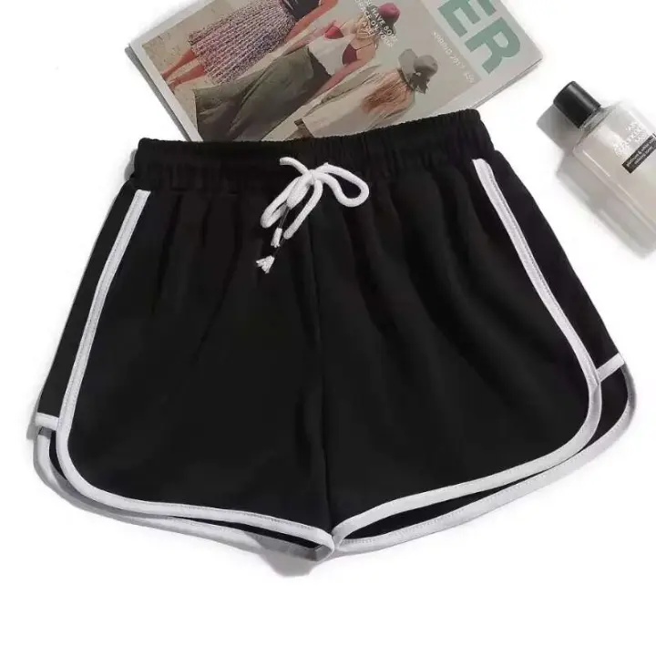 NOVEDAD DE VERANO 2025, pantalones cortos deportivos de cintura alta para mujer, cómodos, informales, sueltos, de secado rápido, pierna ancha, pantalones cortos de Yoga transpirables - 1