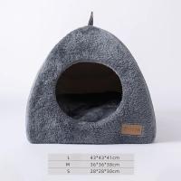Nido triangular cerrado para gato, casa para mascotas, cálido y grueso, sueño profundo, suministros para mascotas, nuevo - details 1
