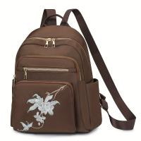 Mochila Mujer Vintage Bordada, Ligera, Nylon, Estilo Casual, Multicolor - details 17