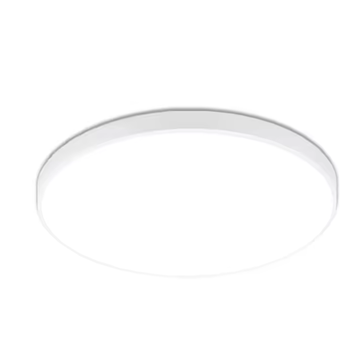 CBJKTX Plafón LED Blanco Cálido - Lámpara de Baño 12W IP44 Impermeable 21cm Redondo Moderno - 1