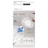 Nuevo perezoso Halter ventilador mudo deportes al aire libreUSBVentilador eléctrico Halter sin hojas pequeño ventilador - details 6