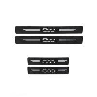 Pegatinas de protección para el suelo de la puerta de fibra de carbono resistente a arañazos y umbral de auto accesorios para 500 coche - details 3