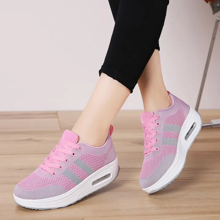 Zapatillas de Malla Transpirable 2025 Comodidad de Caminar con Suela Gruesa para Mujeres - 1