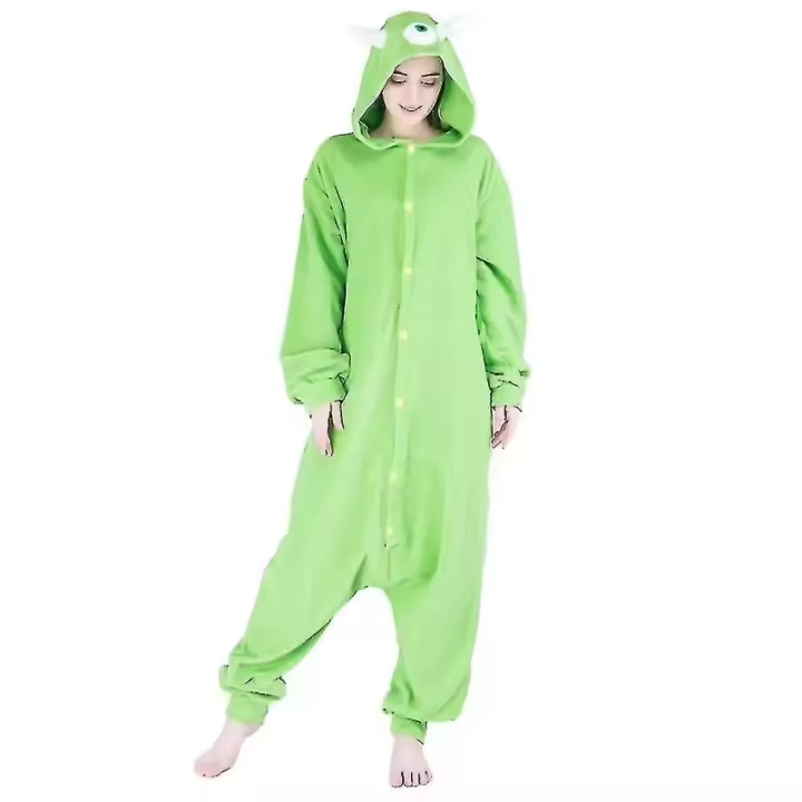 Disfraz de Cosplay para adultos, pijama de monstruo, Mike Sully, V1 - 1