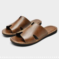Zapatillas de verano nuevo desgaste de cuero de los hombres de arrastre antideslizante y desodorante zapatillas de los hombres - details 5