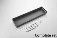 Estante de organización montado en la pared con iluminación para condimentos de pared, gancho de cocina - details 8