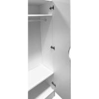 Puertas Correderas Blancas para Niños Dimensión 70 x 42,5 x 161,5 cm Ideal para Guardería Dormitorio - details 3
