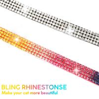 Collar ajustable Bling con campana para gato, collares de lujo para perros y gatos pequeños con funda para Apple Airtag, accesorios para gatos - details 2