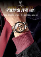 Reloj multifuncional de marca suiza con cinturón de acero sólido para hombre, reloj impermeable para hombre - details 4