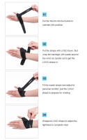 Soporte de Pulsera Ajustable para Tarjeta Soporte Deportivo para Lesiones de Carpo, Túnel Carpio, Artritis Hecho en China - details 8