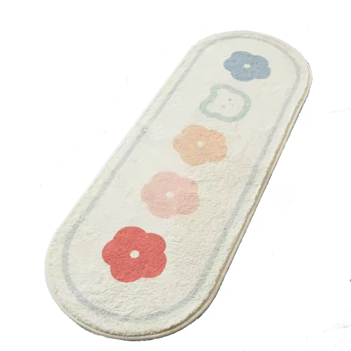 Alfombra suave y esponjosa para dormitorio de niños, alfombrilla antideslizante para habitación de niños, alfombrilla larga para sala de estar - 1