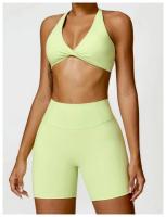 Mujeres Sexy belleza espalda gimnasio correr Push Up Yoga deportes sujetadores transpirable envuelto Yoga deportes sujetadores copa triangular ropa interior femenina - details 18