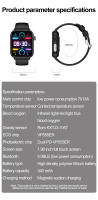 Reloj inteligente ET570, dispositivo con detección de frecuencia cardíaca, Bluetooth, llamada, función SOS, entrenamiento respiratorio, HD, novedad de 2024 - details 27