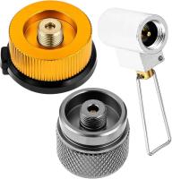 Adaptador de carga para estufa de camping, convertidor de isobutano, propano y butano, tanque EN417, válvula Lindal, palanca de cambios, 3 piezas por juego - details 1