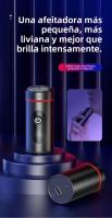 Mini Afeitadora Eléctrica Portátil Pistola de Acero Small Ideal para Hombres Tecnología de Viaje - details 0