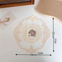 Redondo Vintage elegante Ence posavasos para taza de té de la tarde, tapetes, accesorios de mesa - details 1