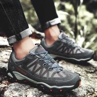 Zapatillas de deporte unisex para exteriores, zapatos de senderismo resistentes al desgaste para hombres y mujeres, zapatos tácticos de escalada antideslizantes, zapatillas de trekking transpirables - details 1