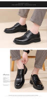 Zapatos de cuero traje de cuero de los hombres zapatos de boda de alta gama de negocios vestido de piel de vaca de primera capa zapatos de los hombres de estilo británico versátil primavera nuevos modelos - details 6