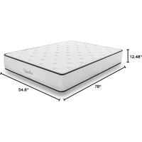 Colchón Viscoelástico 135x190 cm - Altura 30 cm - Upsilon - Espuma HR y Blue Latex - Firme, Transpirable, Hipoalergénico, Ergonómico - Cara Invierno Verano, 7 Zonas Confort - details 71