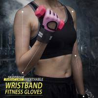 Guantes de Levantamiento de Pesas para Hombre y Mujer Equipo de Fitness Portátil con Soporte para Muñeca para Entrenamiento Cossfit Protección para Ejercicio en Gimnasio - details 9