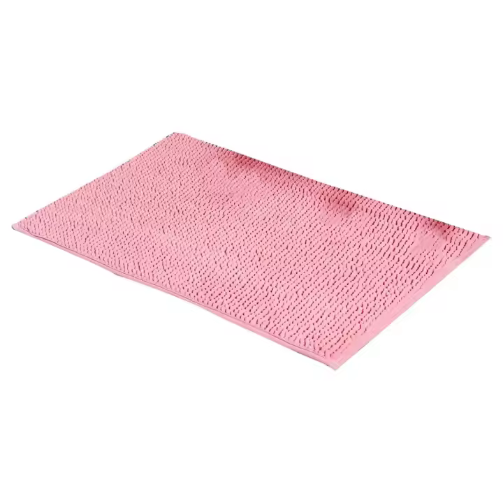 Alfombrilla de pelo corto de chenilla para puerta de baño, alfombrilla absorbente de agua, alfombra antideslizante para dormitorio, felpudo, suministros de baño, 40x60cm - 1