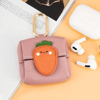 Mini billetera con diseño en miniatura de limón, huevo frito, pepino y pan - details 4