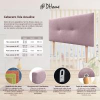 Cabecero de Polipiel o Tela Acualine Liso con Botones y Patas Tapizado de Alta Gama Cabezal Lujo Cama Dormitorio Moderno Acolchado (Tela Beige, 145x105cm (Camas 120/135/140)) - details 21