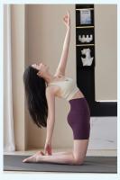 Pantalones cortos deportivos de yoga de cintura alta para mujer, ropa de calle informal para fitness, pantalones cortos ajustados para entrenamiento con bolsillo, pantalones cortos de gimnasio con ropa interior incluida - details 0