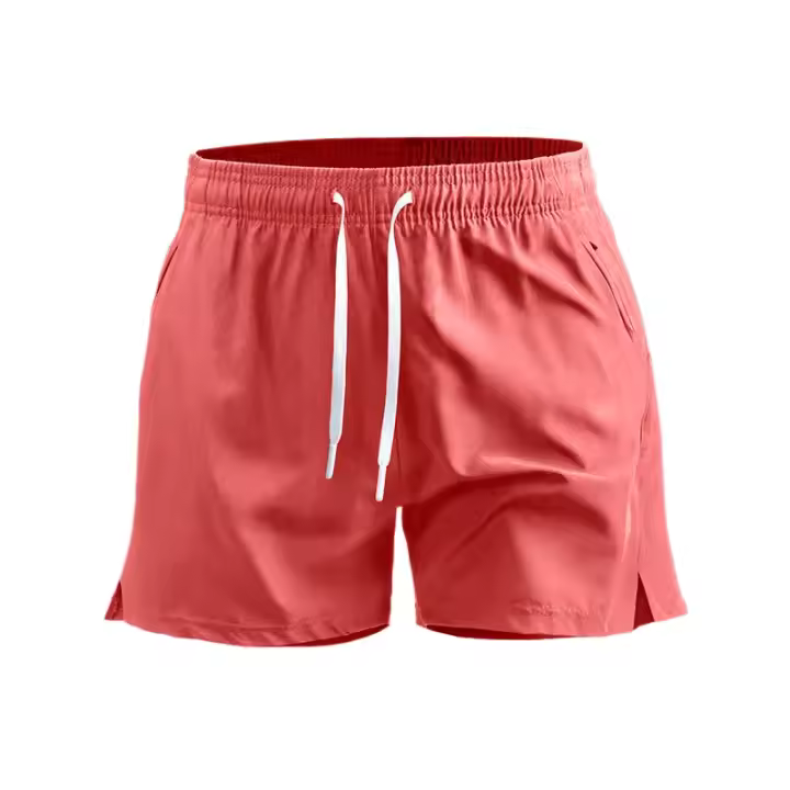 Pantalones cortos deportivos de verano para hombre, pantalones cortos deportivos de secado rápido, pantalones cortos ligeros para correr con bolsillos, pantalones de playa para gimnasio - 1