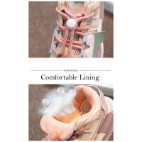 Zapatillas de deporte rosas de marca para niñas, zapatillas deportivas transpirables para niños, zapatillas de tenis antideslizantes para la escuela, zapatos cómodos para caminar - details 7