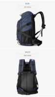 Mochila de exterior de 60L para escalada, viajes, deportes, camping, senderismo, escuela, para hombre y mujer. - details 17