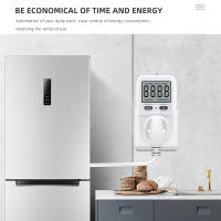Medidor de consumo de energía de 220V, vatímetro de electricidad, LCD medidor de energía, probador de toma de corriente de medición EU FR, Monitor Analizador de potencia - details 3