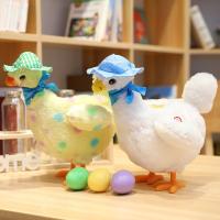 Muñeca de Animal Pollo Juguete de Huevo Herramientas de Juego de Vehículos Peluche Súper Loca Eléctrica para Regalos de Navidad y Cumpleaños - details 4