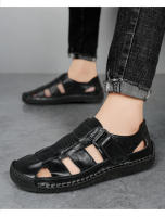 Sandalias de verano para hombre hechas a mano con goma antideslizante, sandalias clásicas de cuero para la playa - details 18