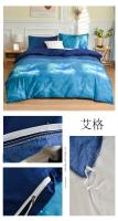 Juego de ropa de cama en blanco y negro, edredón individual con funda de almohada para cama doble, sabanas, cama matrimonial, Queen/King - details 6