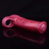Fantasía Animal consolador manga caballo vaina perro nudo pene extensor dragón agrandamiento adultos juguetes sexuales para hombres - details 21